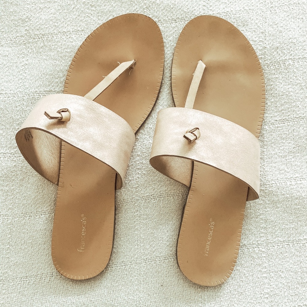 Blush pink sandals